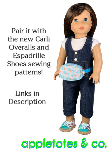 Fanny Pack Sewing Pattern for 18 Inch Dolls