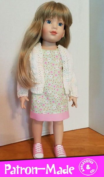 Free Mod Dress Sewing Pattern for 18 Inch Dolls
