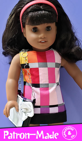 Free Mod Dress Sewing Pattern for 18 Inch Dolls