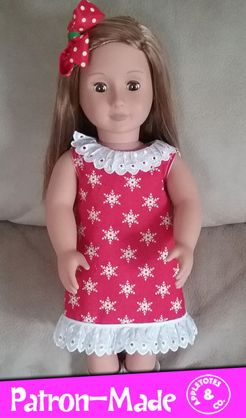 Free Mod Dress Sewing Pattern for 18 Inch Dolls