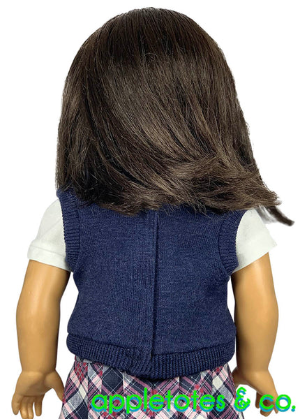 Free Sweater Vest Sewing Pattern for 18 Inch Dolls