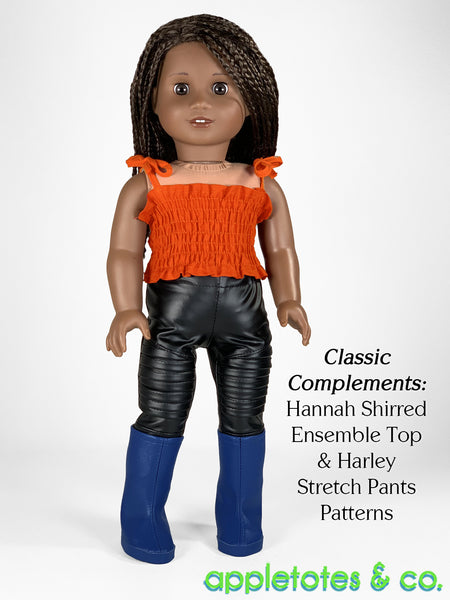 Fringe Boots 18 Inch Doll Sewing Pattern - SVG Files Included