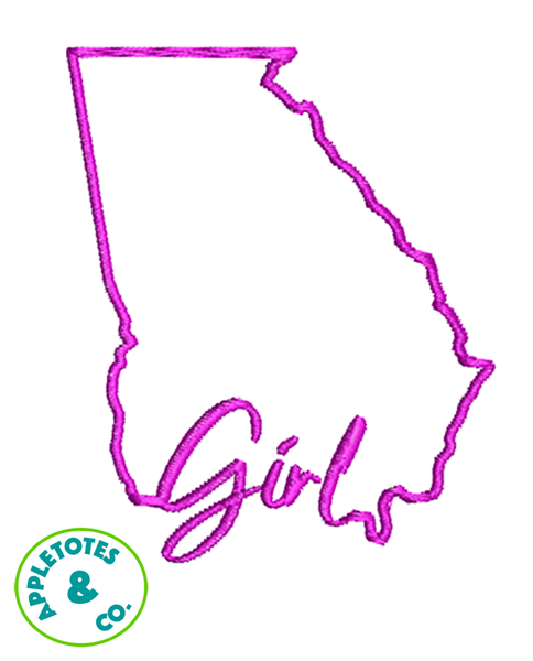 Geogia Girl Machine Embroidery File for 18 Inch Dolls