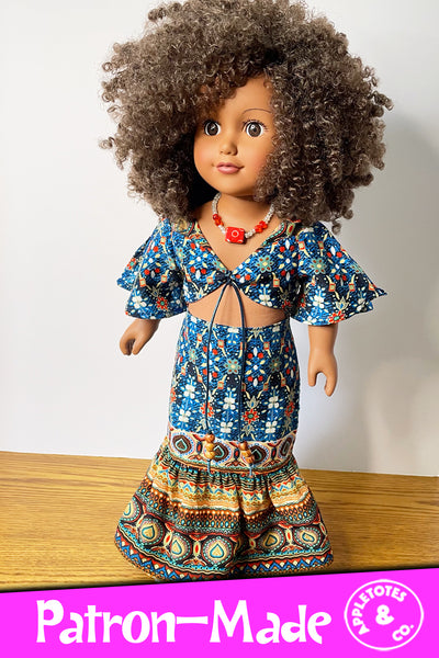 Giada Dress 18 Inch Doll Sewing Pattern