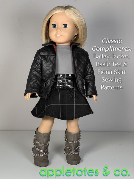 Gisele Boots 18 Inch Doll Sewing Pattern - SVG Files Included