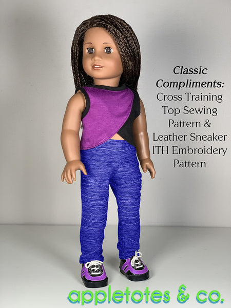 Harley Stretch Pants 18 Inch Doll Sewing Pattern - SVG Files Included