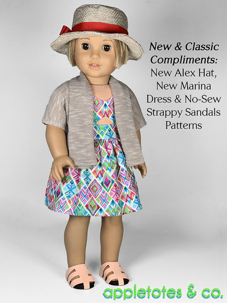Harper Shrug 18 Inch Doll Sewing Pattern