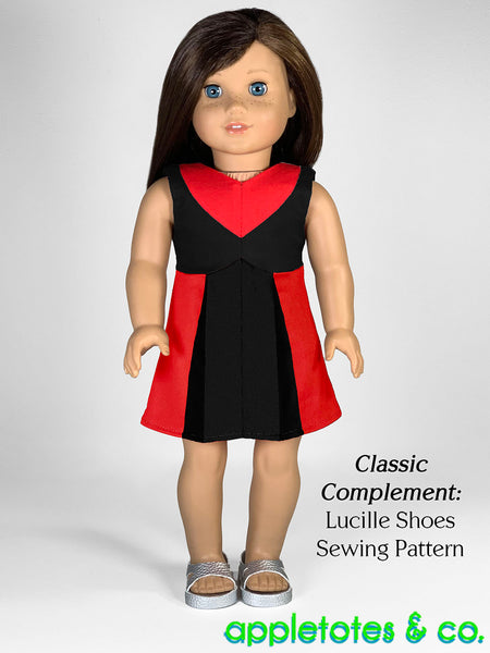 Herzen Dress 18 Inch Doll Sewing Pattern