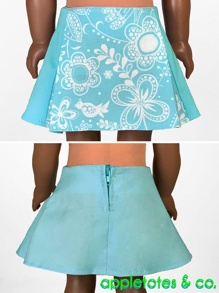 Janet Skirt 18 Inch Doll Sewing Pattern