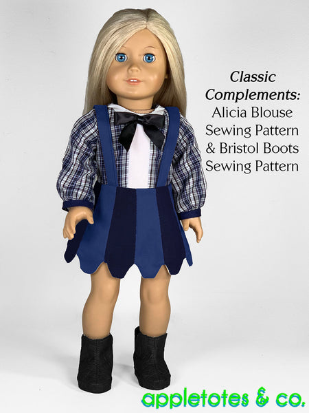 Janey Skirt 18 Inch Doll Sewing Pattern