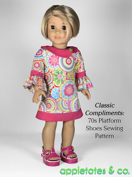 Janis Dress 18 Inch Doll Sewing Pattern