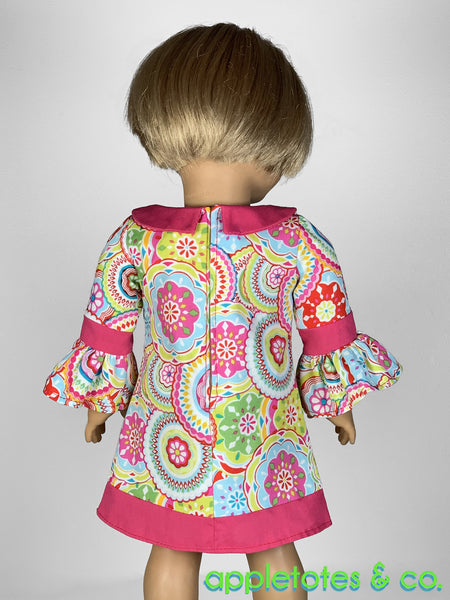 Janis Dress 18 Inch Doll Sewing Pattern