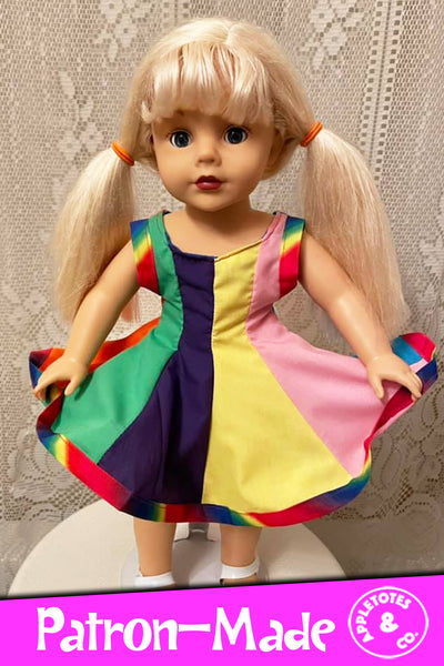 Jasmine Dress 18 Inch Doll Sewing Pattern