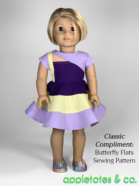 Jenna Dress 18 Inch Doll Sewing Pattern