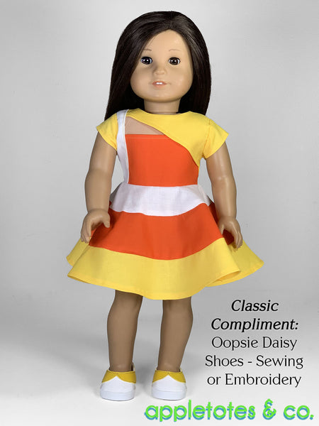 Jenna Dress 18 Inch Doll Sewing Pattern