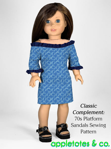 Julia Dress 18 Inch Doll Sewing Pattern