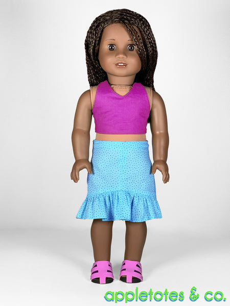 Keena Dress 18 Inch Doll Sewing Pattern