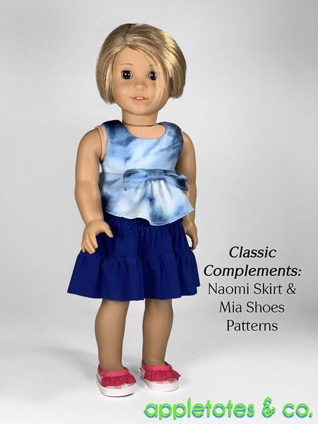 Laura Dress + Top 18 Inch Doll Sewing Pattern