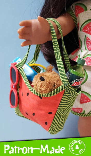 Leila Handbag Sewing Pattern for 18 Inch Dolls