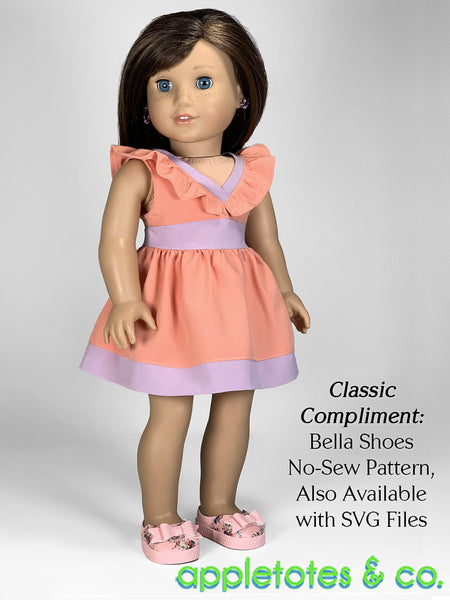 Lindsay Dress 18 Inch Doll Sewing Pattern