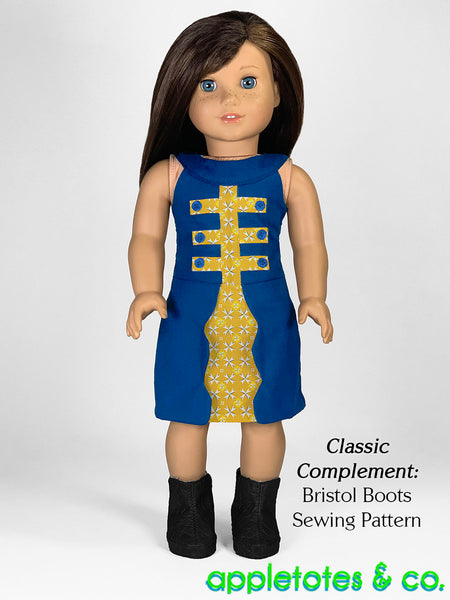 Lizzie Dress 18 Inch Doll Sewing Pattern