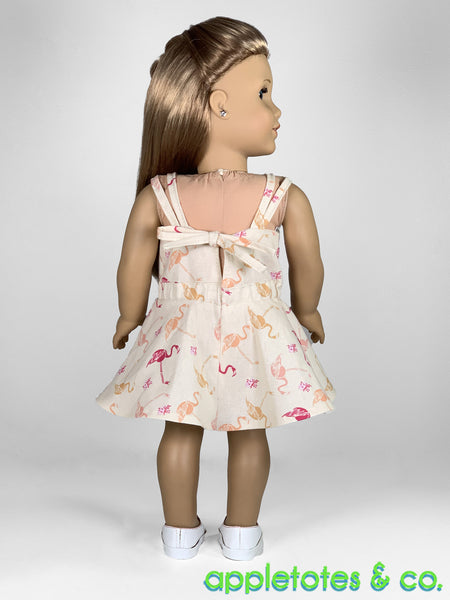 Malibu Romper + Dress 18 Inch Doll Sewing Pattern
