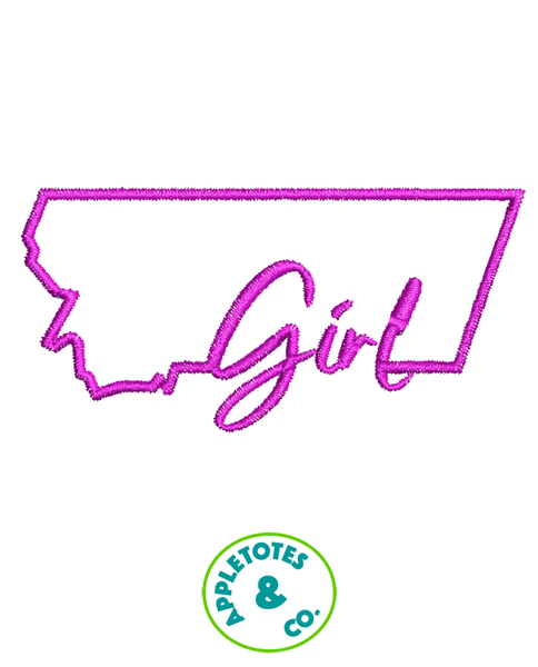 Montana Girl Machine Embroidery File for 18 Inch Dolls