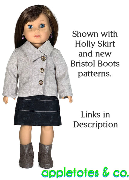 Murphy Jacket Sewing Pattern 18 Inch Dolls