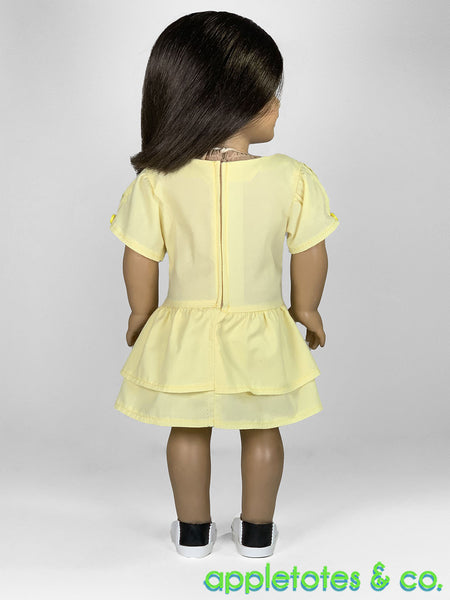 Nadine Top + Dress 18 Inch Doll Sewing Pattern