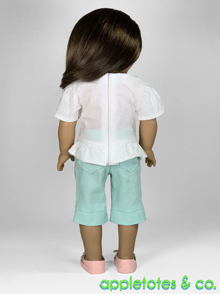 Nadine Top + Dress 18 Inch Doll Sewing Pattern