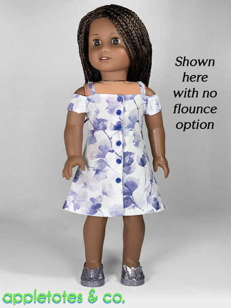 Nantucket Weekend Dress 18 Inch Doll Sewing Pattern