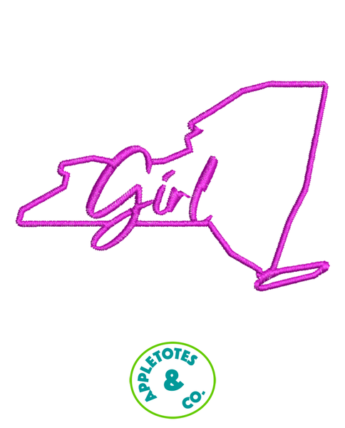 New York Girl Machine Embroidery File for 18 Inch Dolls