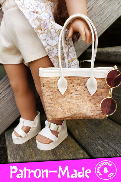 70's Platform Sandals Sewing Pattern for 18 Inch Dolls