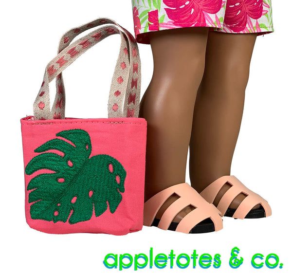 No-Sew Strappy Sandals Sewing Pattern for 18 Inch Dolls