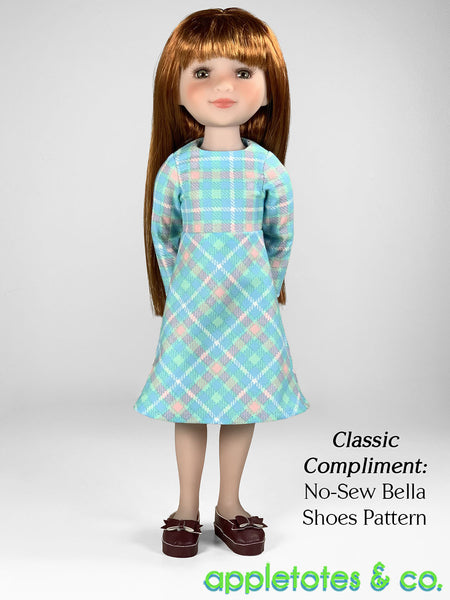 Noelle Dress Ruby Red Fashion Friends™ Sewing Pattern