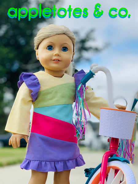 Casey Play Dress Sewing Pattern for 18 Inch Dolls