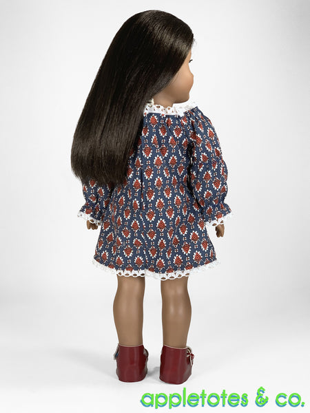 Peasant Dress 18 Inch Doll Sewing Pattern
