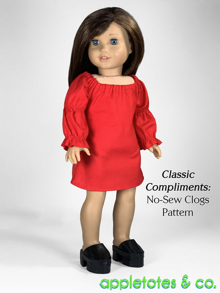 Peasant Dress 18 Inch Doll Sewing Pattern