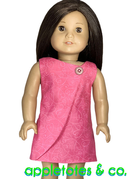 Penelope Dress Sewing Pattern for 18 Inch Dolls