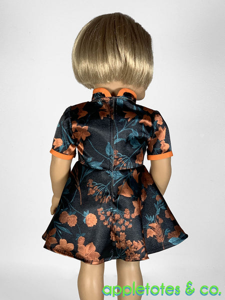 Peony Dress 18 Inch Doll Sewing Pattern