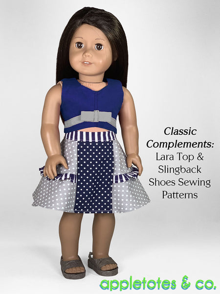 Perla Skirt 18 Inch Doll Sewing Pattern