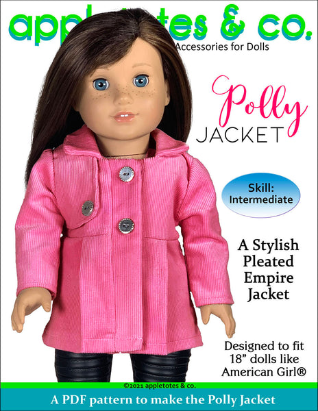 Polly Jacket 18 Inch Doll Sewing Pattern