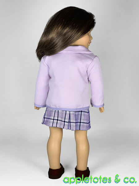 Reversible Cher Jacket 18 Inch Doll Sewing Pattern