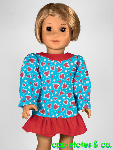 Riviera Dress 18 Inch Doll Sewing Pattern