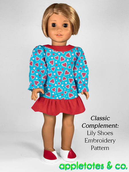 Riviera Dress 18 Inch Doll Sewing Pattern