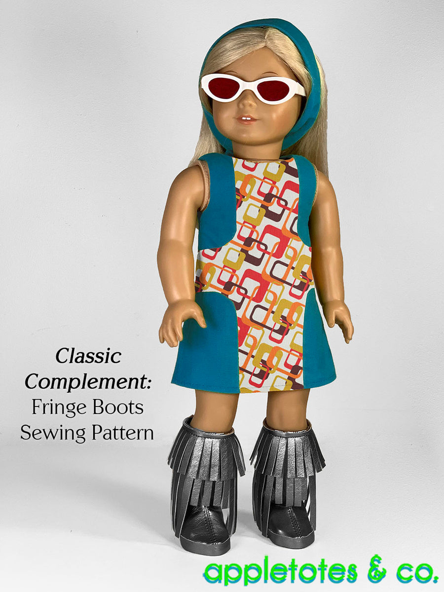 Robyn Dress 18 Inch Doll Sewing Pattern Appletotes & Co.