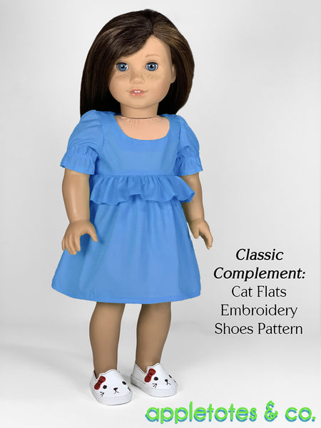 Samantha Top + Dress Combo 18 Inch Doll Sewing Pattern