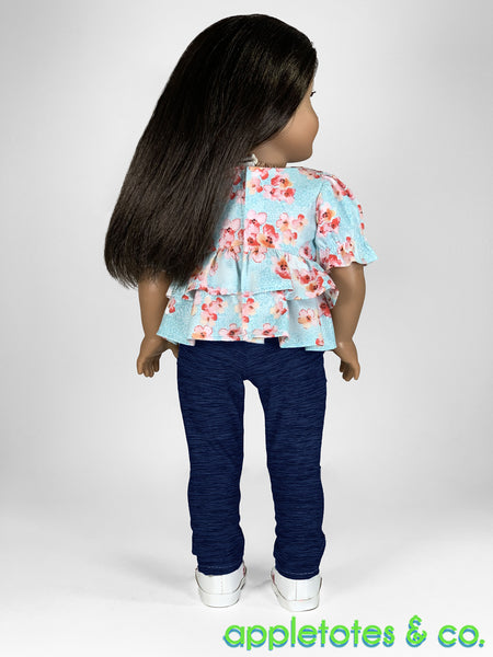 Samantha Top + Dress Combo 18 Inch Doll Sewing Pattern