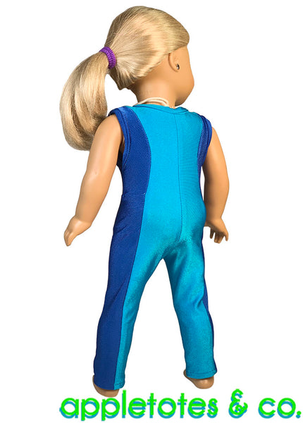 Surf Suit Sewing Pattern for 18 Inch Dolls