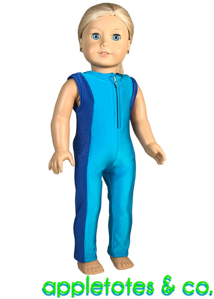 Surf Suit Sewing Pattern for 18 Inch Dolls